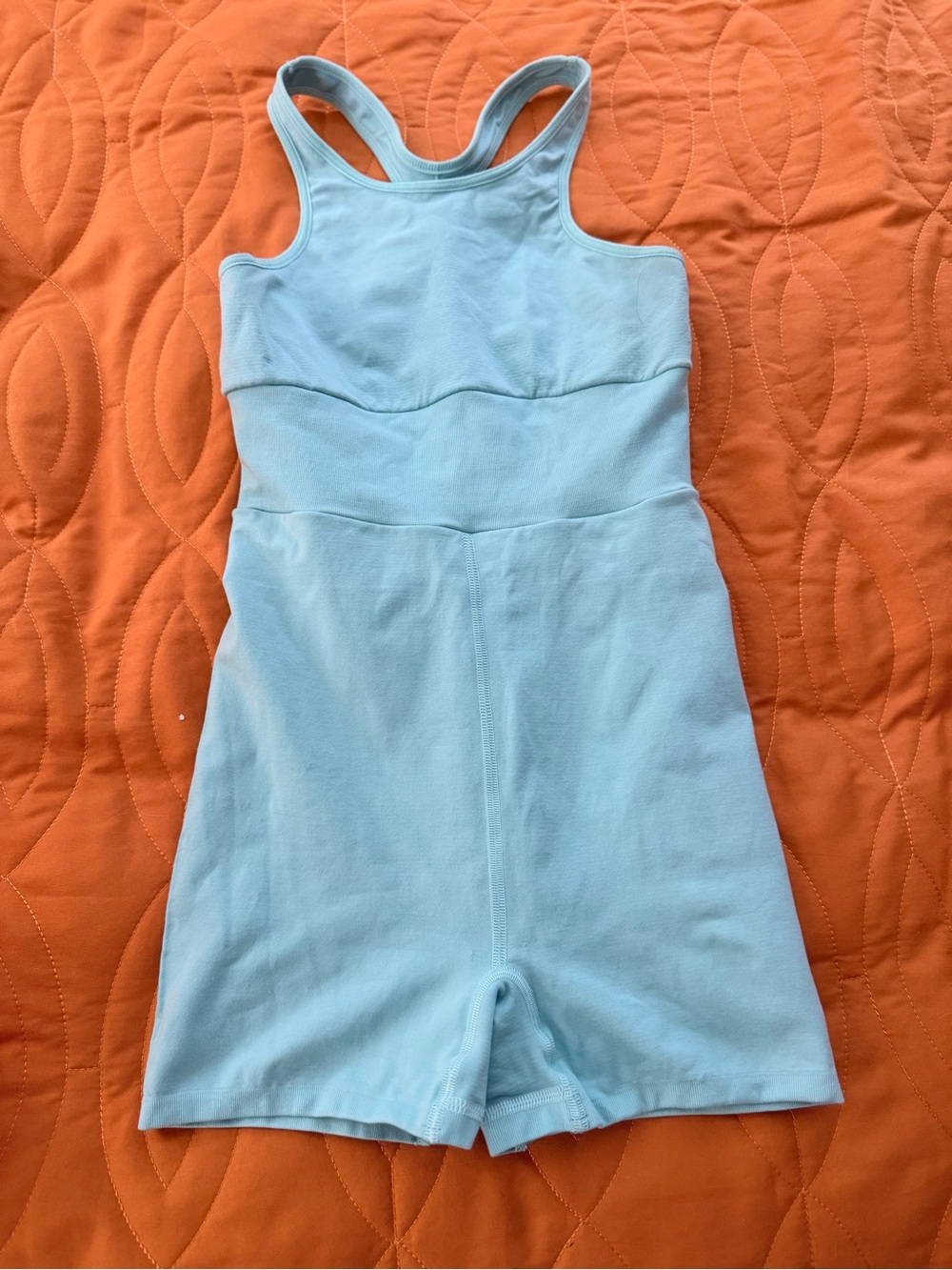 FP Movement by Free People Aqua Blue Onesie Jumper Romper XS/S